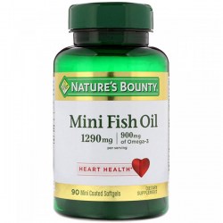 Купить Nature's Bounty Odor-Lees Mini Fish Oil 1290 mg + 900 mg  Киев, Украина